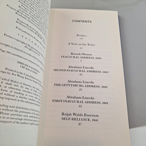 Barack Obama, Abrahma Lincoln 1st & 2nd Inaugural Address, Gettysburg Address + - Picture 3 of 4